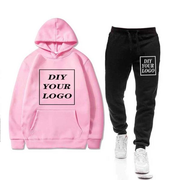 

men's sets sportswear thick hoodie+pants sport suits casual sweatshirts tracksuit male sportswear gyms fitness trouser, Gray