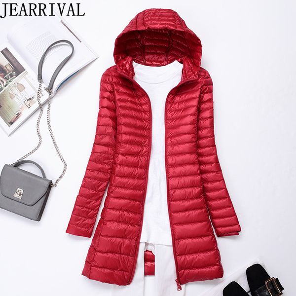 

plus size s-7xl winter jacket women parka solid color hooded cotton padded long winter coat 2018 new fashion warm jacket outwear, Black