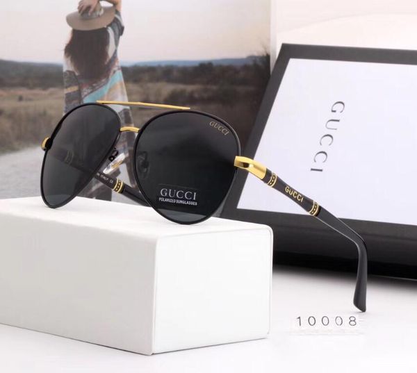 

luxury sunglasses designer mens sunglasses summer fashion brand sunglasses for men model g10008 superior quality glass with box, White;black