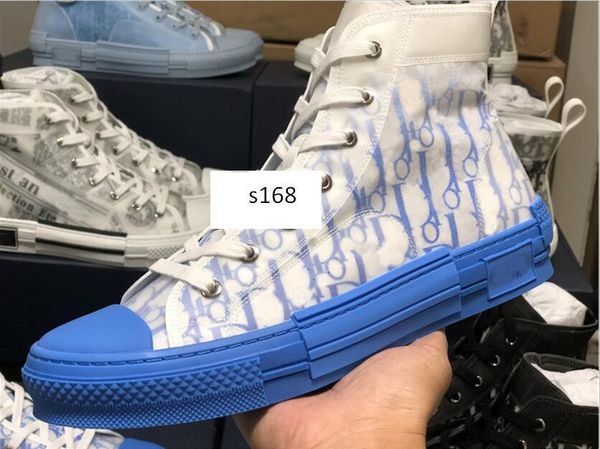 

original box flowers technical canvas b23 b24 high low to help sneakers in oblique mens shoes womens fashion sneakers casual shoes, Black