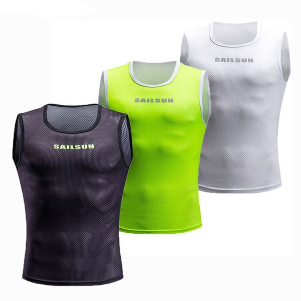 

salt sun cycling vest men women 2019 ropa ciclismo summer cool cold sleeveless sport cycling running chaleco ciclismo bike vest, Black