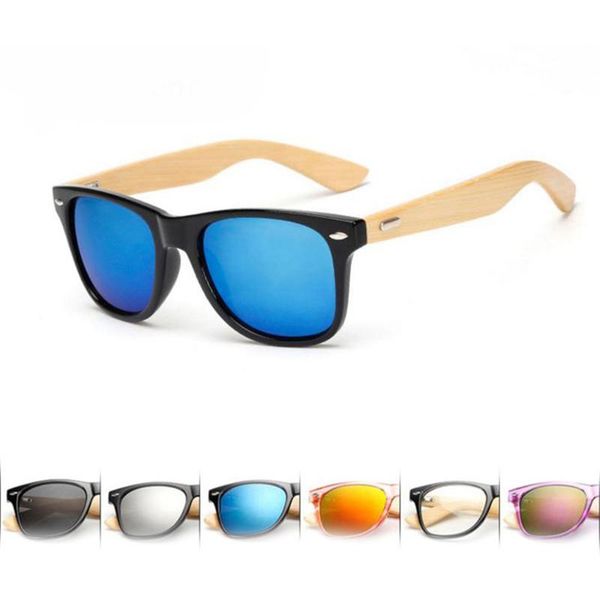 

2020 new retro polarized sunglasses men women travel sport fashion design bamboo wood frame sun glasses for women, White;black