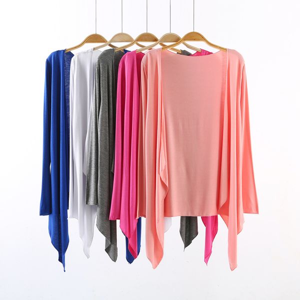 

new european women thin irregular cardigan long sleeve loose asymmetric hem cardigan women outerwear plus size black white pink, White;black