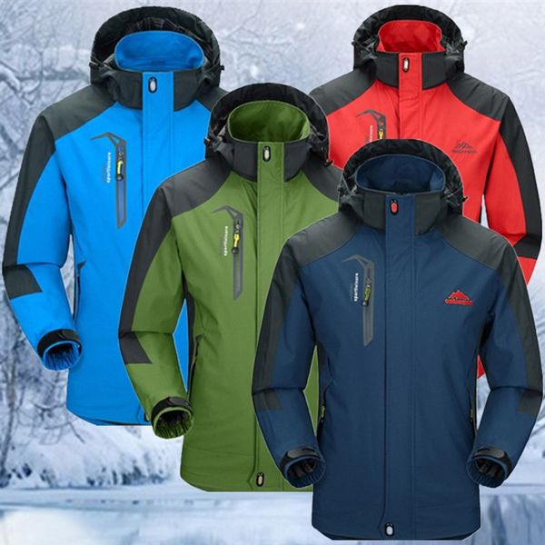 Men Women Waterproof Hooded Coat Windbreaker Overcoat Long Jacket Outwear