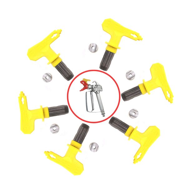 

varies type airless spray gun nozzle 211 311 315 411 415 511 513 515 517 519 521 523 527 airless paint spray tip sprayer nozzles