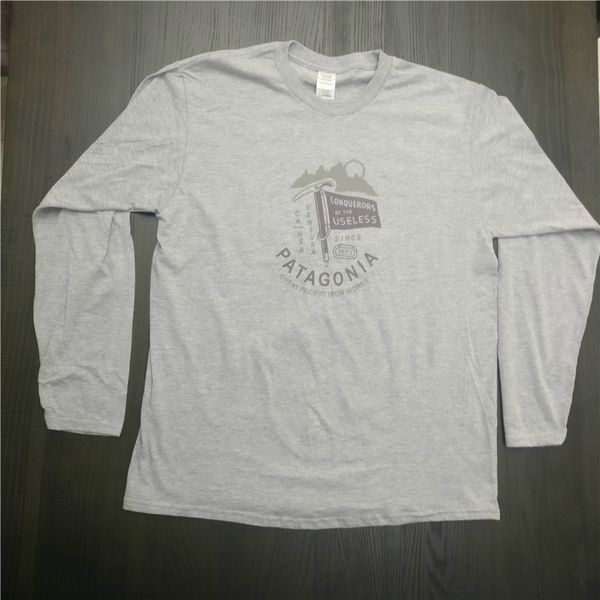 

men designer t shirts autumn spring long sleeve casual tees hip hop gray t shirts s-2xl, White;black