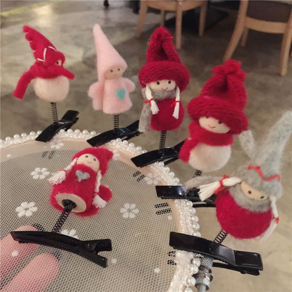 

women girl korean fashion crystal rhinestone barrette hairpins clips strawberry headwear hair band accessories 1pcs fashion