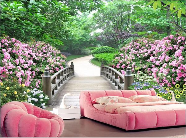 

3d room wallpaper custom p mural park landscape garden tv background wall wall art canvas pictures wallpaper for walls 3 d