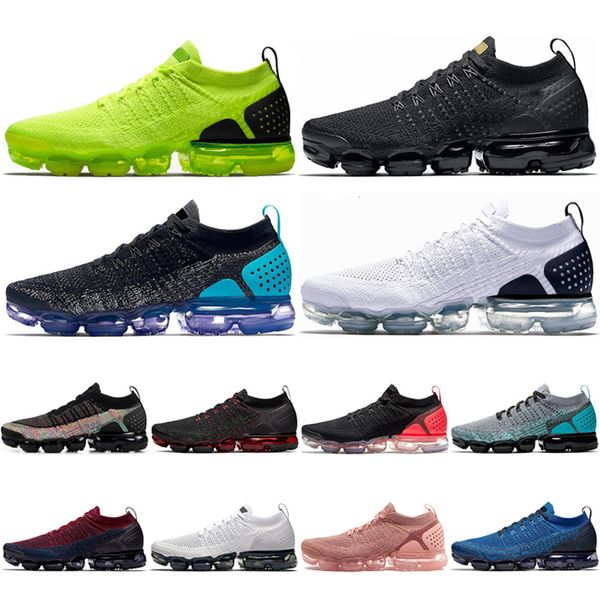 

with socks 2019 fashion fly 2.0 running shoes men women volt triple black white olympic knit mens trainers athletic sneakers sports 36-45