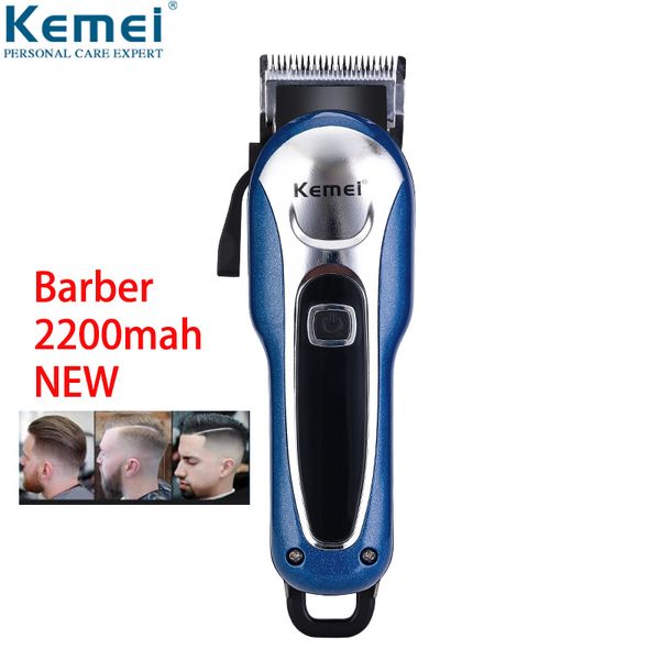 Kemei Barber Powerful Hair Clipper Led Professional Trimmer For