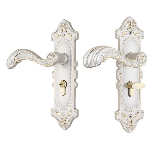 

european style mute interior door lock living room bedroom bathroom door handle lever latch lock