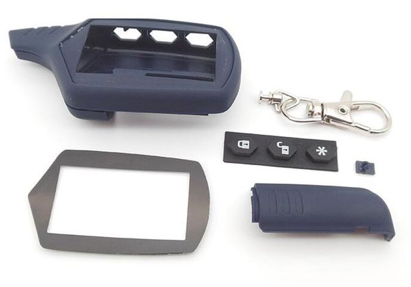 

a91 case key shell keychain for starline a91/a61/b9/b91/b6/b61 lcd remote control two-way car alarm system car accessories