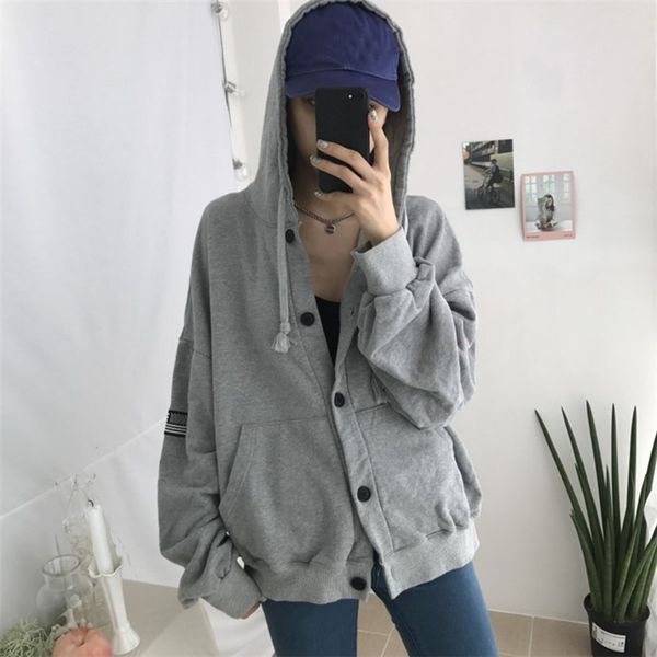 

women simple warm long sleeve cute embroidered plus velvet loose hooded long coat, Black;brown