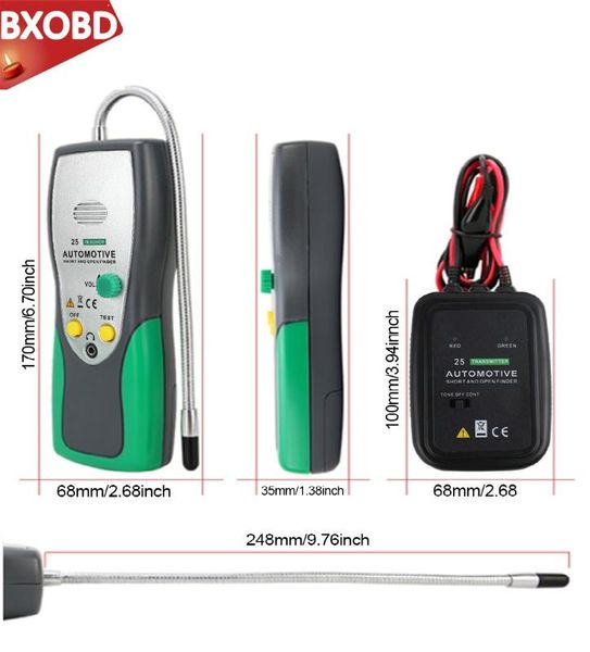 

dy25 automotive short&open circuit finder tester cable tracker repair tool tester car tracer diagnose tone line finder