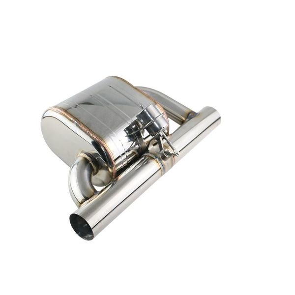 

jzz 3" change sound racing valve oval car exhaust muffler with vacuum controller