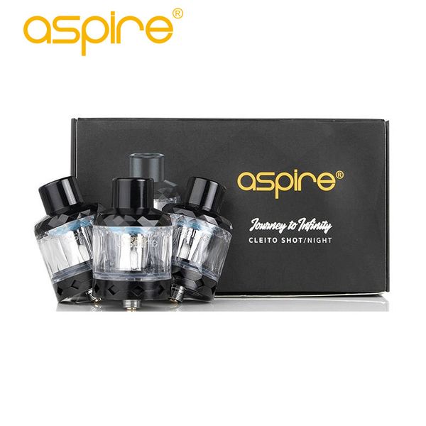 

Aspire Cleito выстрел Одноразовая Sub-Ом Tank 4.3ml для DTL Vaping с PCTG Tube 100% оригинал