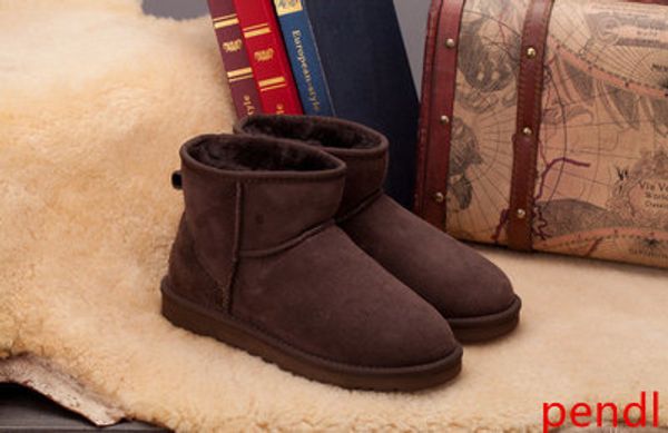 

new new christmas gift leather snow boots 7 color zapatos mujer ankle boots winter boots botas femininas winter shoes