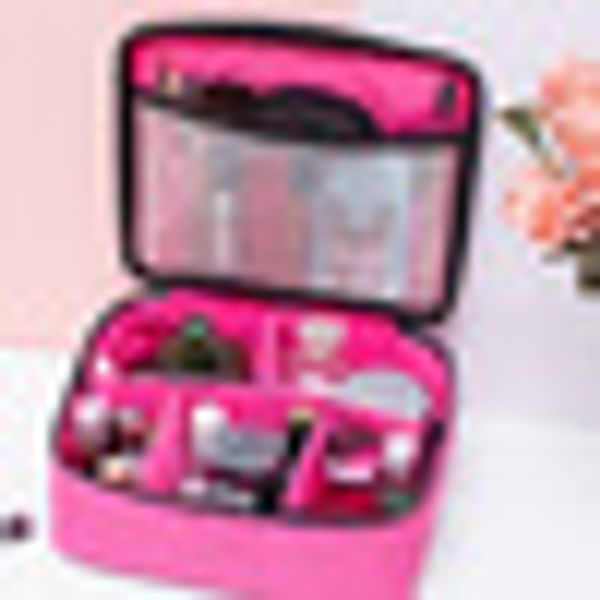 

tote storage zipper oxford cloth makeup bag large capacity portable travel waterproof organizer cosmetics case #20