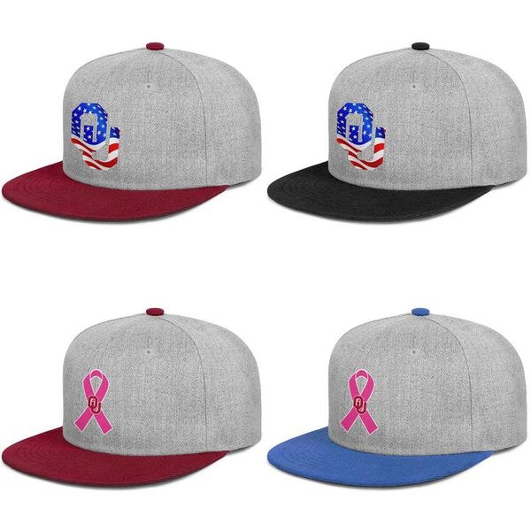 

оклахома sooners футбол флаг сша логотип mens и женщины плоский край trucker cap регулируемая дизайн blank лучшие шляпы розовый рак груди эф, Blue;gray