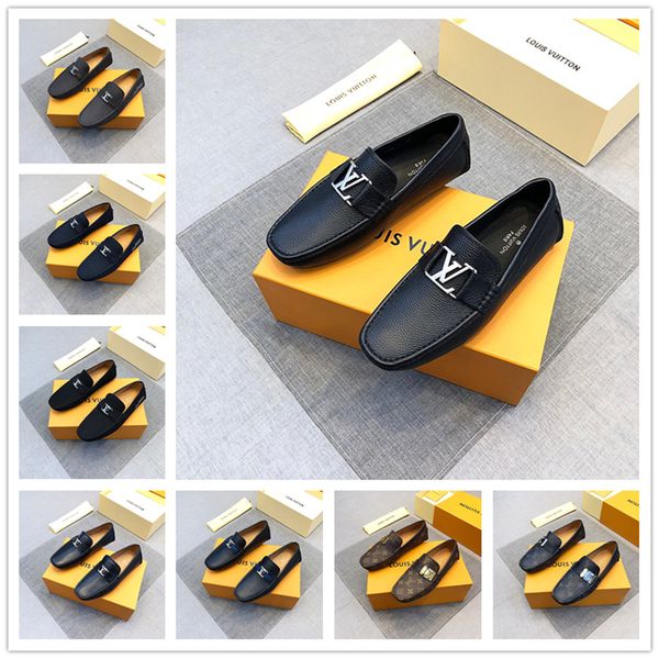 

brand summer soft flat shoes male casual driving shoes slip on lazy men flats moccasins loafers size 38~45, Black