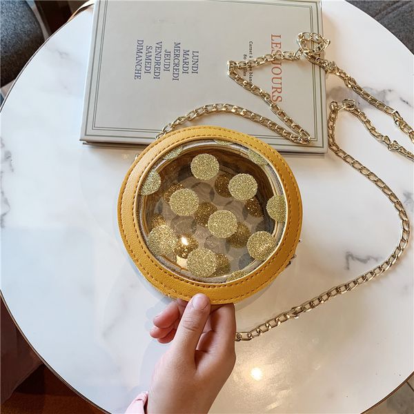 

pu leather polka dot women round coin purse kids wallet children small pouch money bag bolsa carteira feminina for girls, White