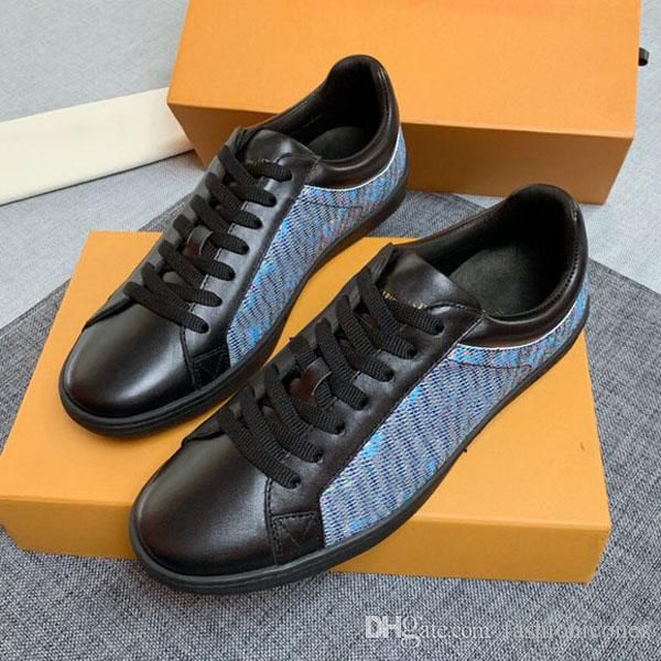 

популярные новые [оригинальная коробка] мода камуфляж спортивная обувь мужская плоские туфли роскошные спортивная обувь размер 38-45, Black