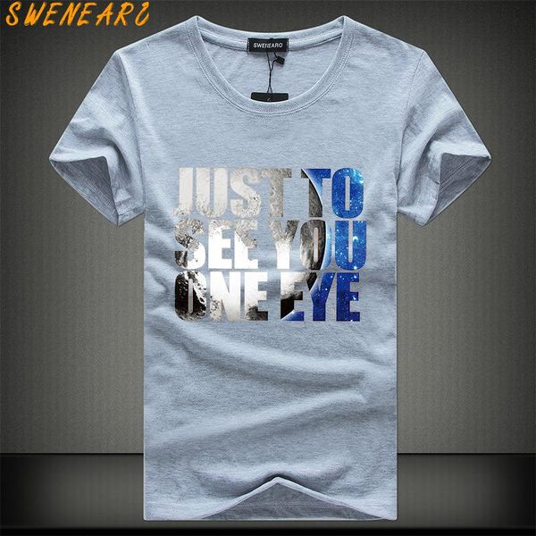 

swenearo men t-shirts plus size 5xl tee shirt homme summer short sleeve casual men's t shirts male tshirts camiseta tshirt homme, White;black