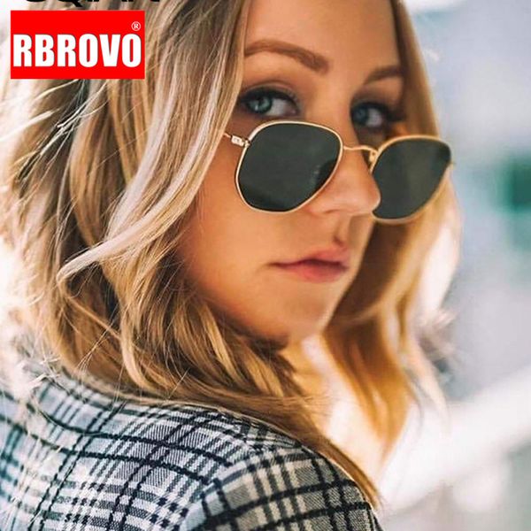 

rbrovo retro sunglasse women small vintage sunglasses women luxury sun glasses for women/men feminino, White;black