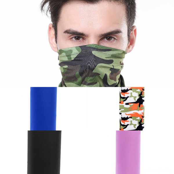 

jewzh outdoor uv protection face cycling bicycle scarf scarf triangle headband outdoor sunscreen riding bandana mask men's sportswear, Black