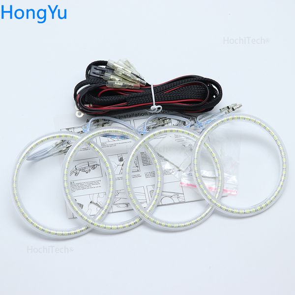 

for super bright white color 3528 smd led angel eyes kit daytime running light drl