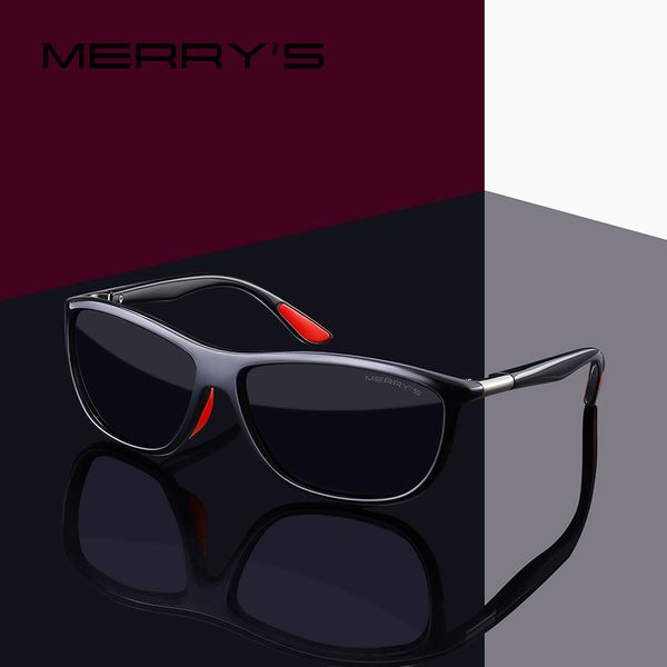 

merrys men fashion hd polarized sunglasses sports fishing eyewear uv400 protection s8310, White;black