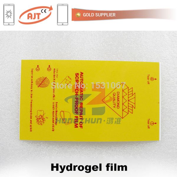 

50pcs front protect film 8inch 9h explosion proof film anti-blue hydrogel purple light for laser phone cutting machine