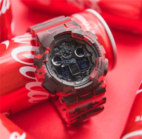 

2019 Мужчина GA100 крупных спортивные часы LED водонепроницаемых восхождение цифровых