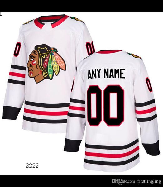 

2019 2020 Hockey Jerseys Quick Dry BLUE red Embroidery Logos Free Shipping Cheap wholesale Men Size Jersey2