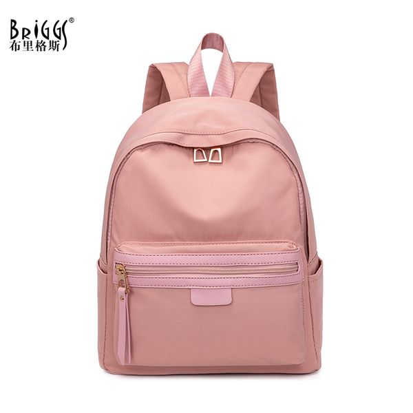 

briggs brand canvas women backpacks large school bags for teenager girls travel lapbackbag mochila rucksack black blue pink