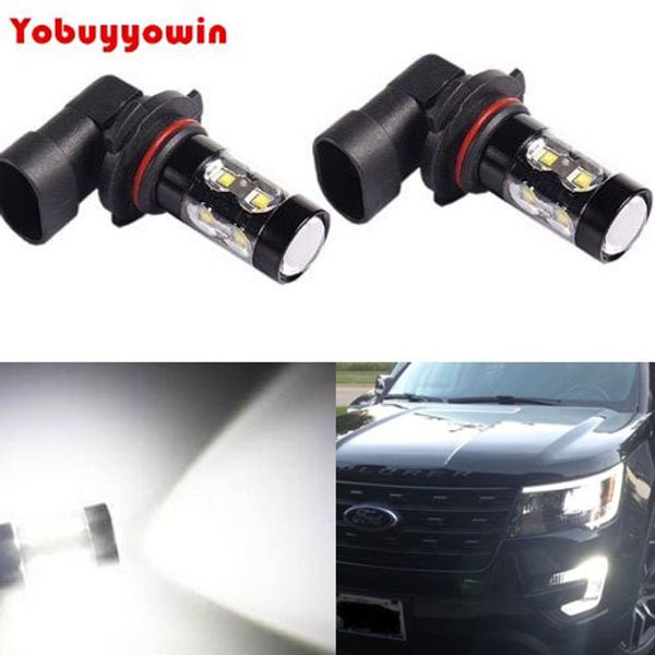 

extremely bright max 50w high power h10 9145 led bulbs for drl or fog lights, white