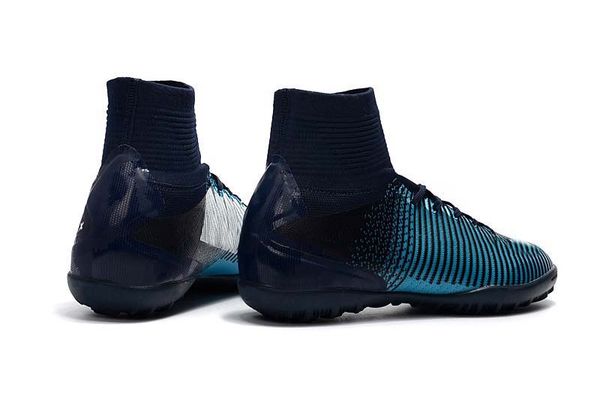 

mens/woman/kids football boots superfly v tf/ic/fg cr7 blue soccer shoes