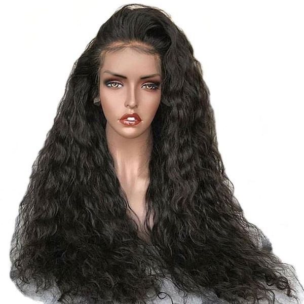 

13x4 kinky curly front lace type futura heat resistant hair wig for black women daily makeup synthetic lace front party wig