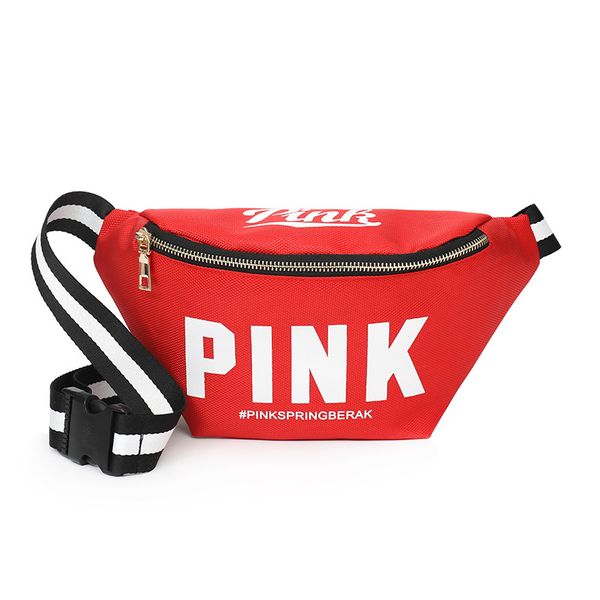 

2018 waist bag for mobile phones waterproof running sports gym belt waist pack jogging letters print women's men bags