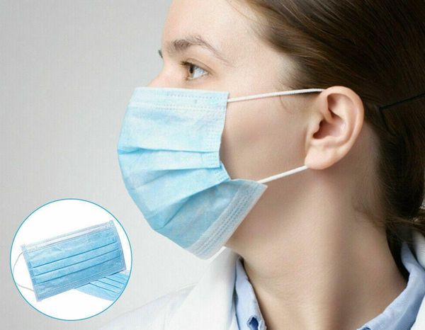 

50 pieces dhl 5-10 days delivery masks anti pollution mask men women outdoor protection non-woven fabric cover 3
