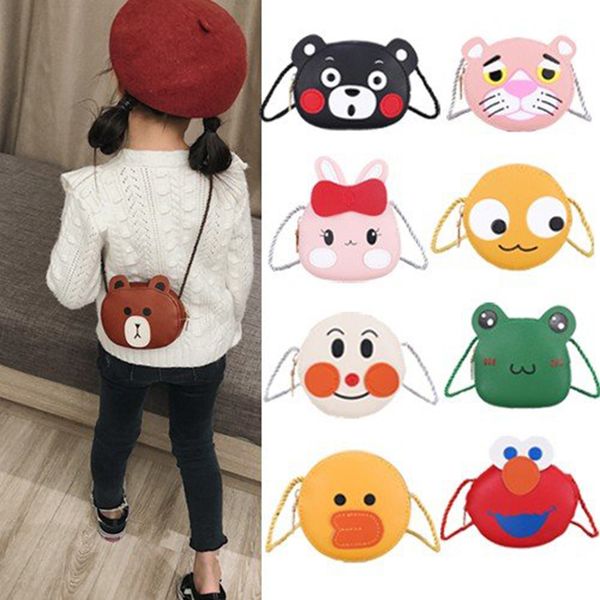

2019 new children's fashion personality shoulder bag wild casual messenger bag accessories korean version of the cartoon pur