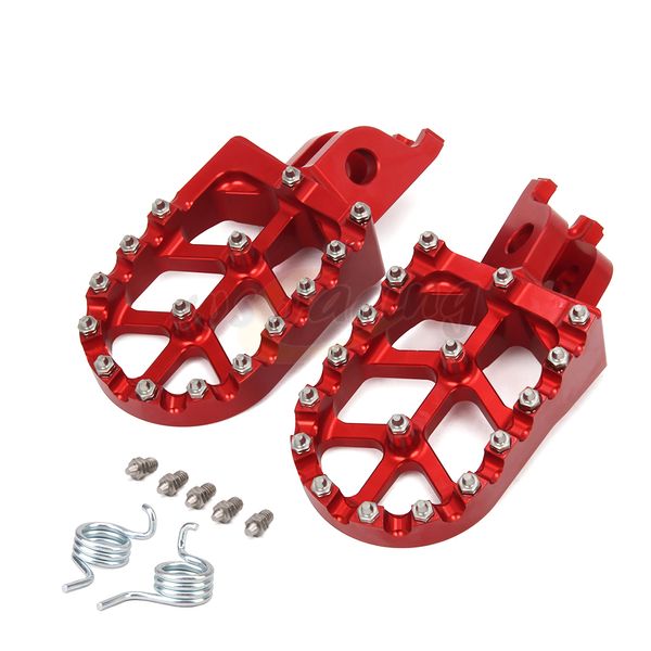 

motorcycle aluminum footrest pegs pedals for cr125 cr250r crf150r crf250r crf250x crf450r crf450rx crf450x crf250l crf250m rally