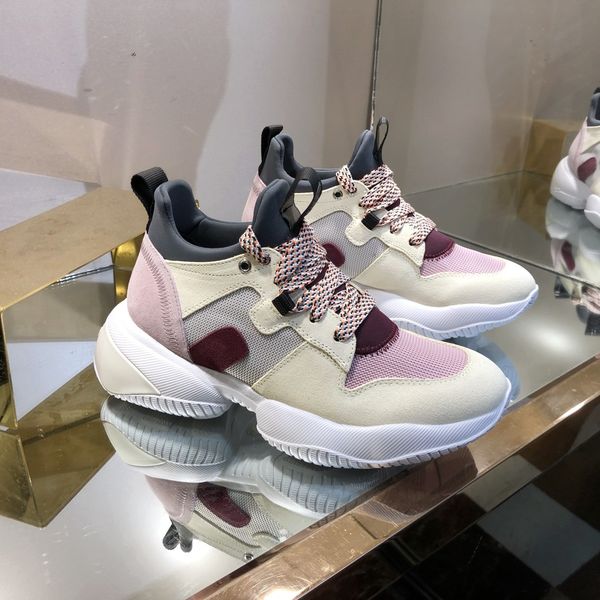 

2020 latest style fashion luxury casual sports low-shoes jogging shoes basketball ladies shoes pink, Black