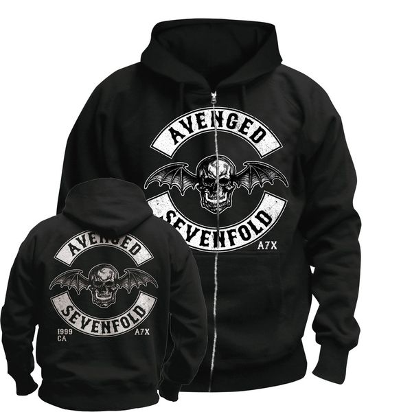 

кровавое avenged sevenfold men's a7x диапазон hoodie: азиатский размер, Black