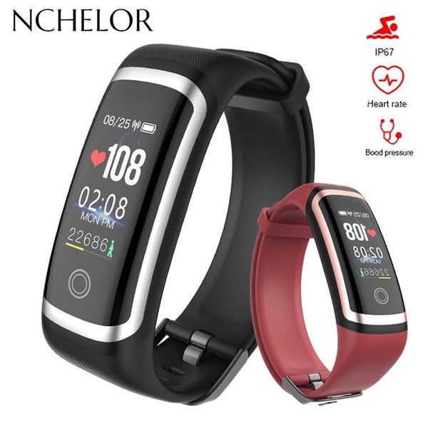 

2019 m4 smart band color screen sport watch heart rate sleep monitor call message smart reminder fitness tracker bracelet, Slivery;brown