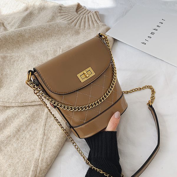 

bag for women women brand originality design handbags 2019 joker chain shoulder bag fashion texture diagonal bucket