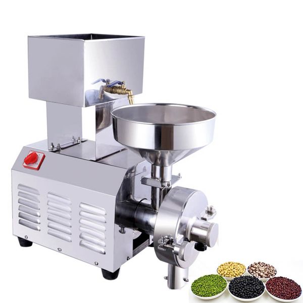 

qihang_2200w high efficiency seasoning grain grinder mill crusher commercial flour mill machine peanut sesame pulping machine