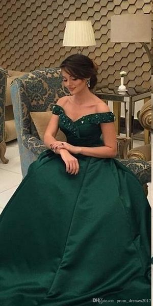 

custom made plus size graceful modest dark green arabic evening dress chic a line backless long formal wear party gown, Black;red