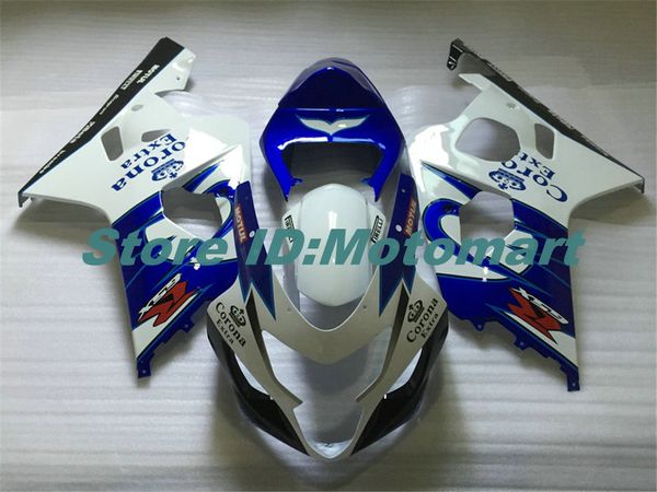 Kit carenatura moto per SUZUKI GSXR600 750 K4 04 05 GSXR 600 GSXR 750 2004 2005 blu bianco rosso Set carene SF117