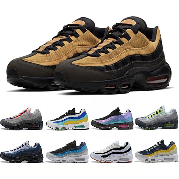 

2020 designer mens running shoes chaussures essential triple black neon solar red cushion men trainers women sport sneakers size 36-45